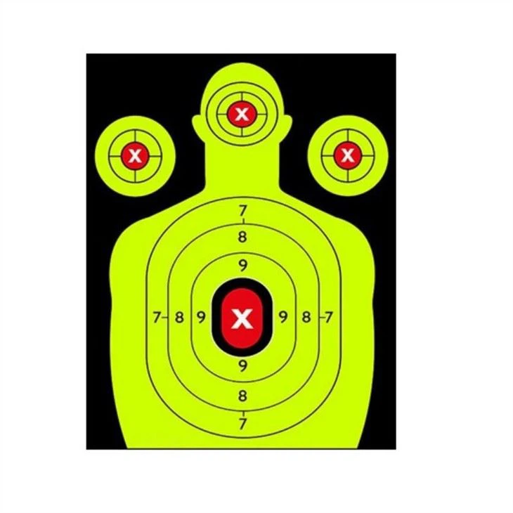 Custom Reactive Shooting Paper Targets Sport Shooting